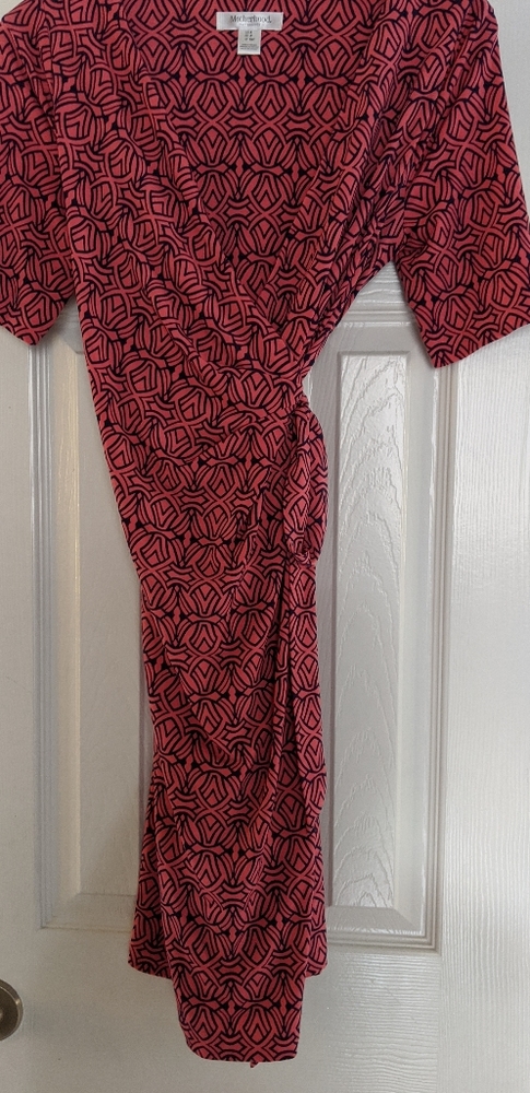 Motherhood maternity wrap dress